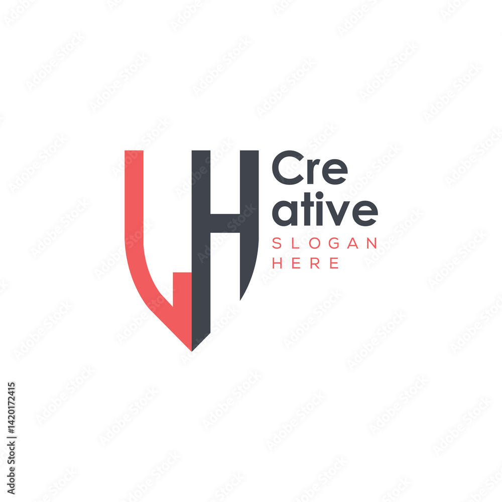 initial monogram letter logo with creative design. initial monogram letter logo with creative design.