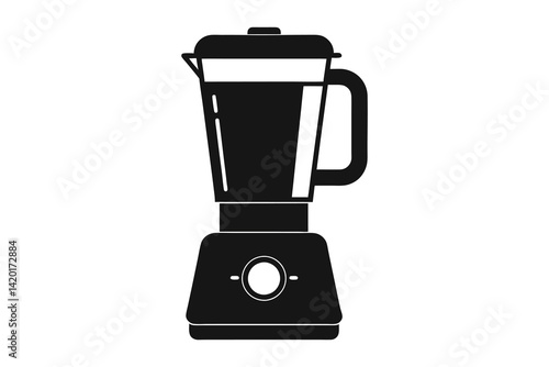 Electronic blender vector illustration isolated on white background