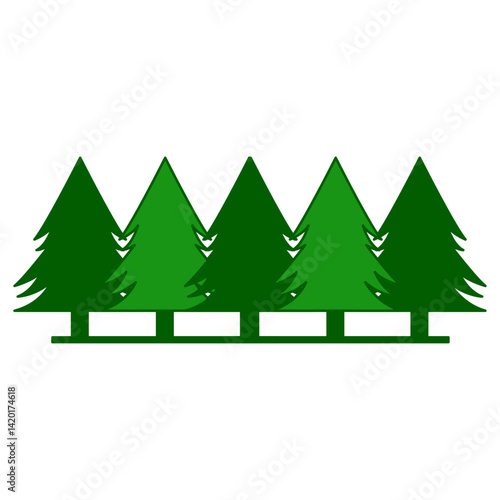 vector illustration of a christmas tree