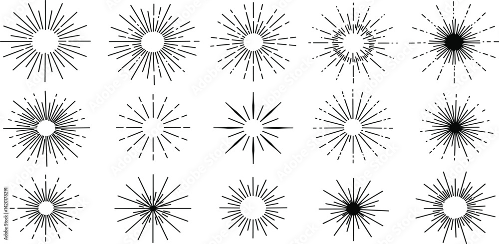 Line confetti exclamation icon elements. Hand drawn confetti explosion burst ray shine line icon illustration. Spark exclamation emphasis ray twinkle starburst decoration Line confetti exclamation icon elements. Hand drawn confetti explosion burst ray shine line icon illustration. Spark exclamation emphasis ray twinkle starburst decoration