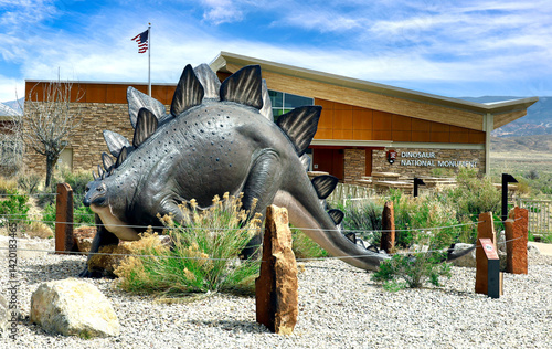 Visitors Center at the Utah entrance to Dinosaur National Monument near Vernal