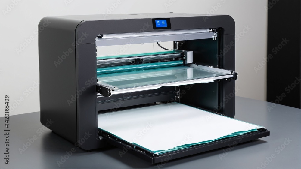 High-Resolution Precision: Examination of a Flatbed Scanner with Innovative Features, Including an Integrated Display and Open Tray Design. High-Resolution Precision: Examination of a Flatbed Scanner with Innovative Features, Including an Integrated Display and Open Tray Design.
