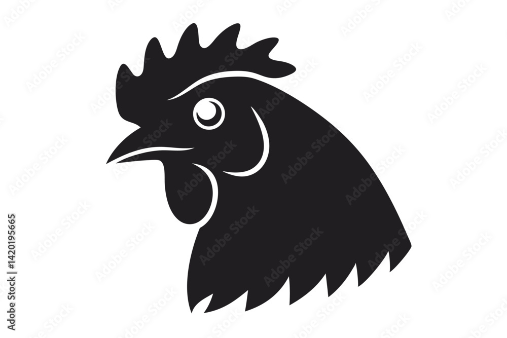 Fototapeta premium rooster vector illustration