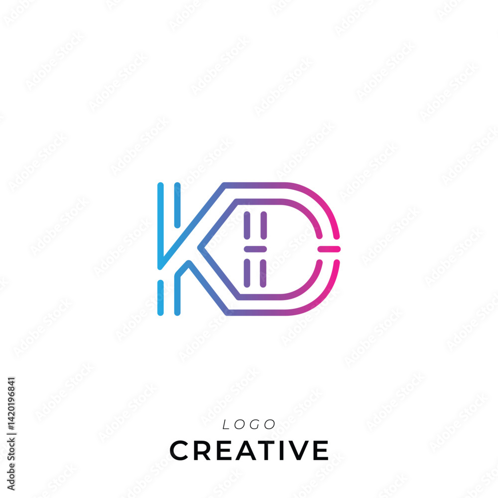 KD Creative Premium Vector latter logo design. Creative Logo. Vector Illustration logo. letters Logo. Creative Logo. Minimal feminine monogram and logo. Elegant leaves. Modern design KD Creative Premium Vector latter logo design. Creative Logo. Vector Illustration logo. letters Logo. Creative Logo. Minimal feminine monogram and logo. Elegant leaves. Modern design