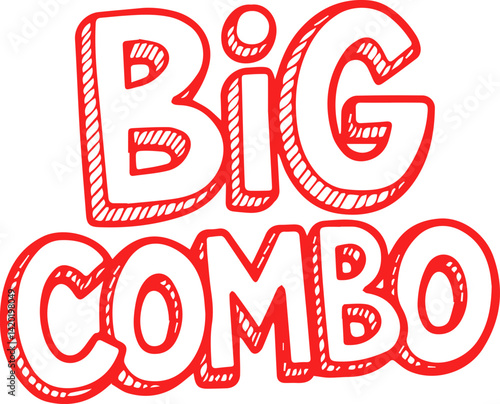 Big Combo Deal Red Graphic Design