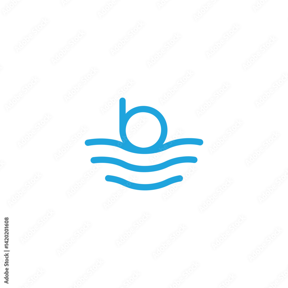 b Logo Template vector illustration b Logo Template vector illustration