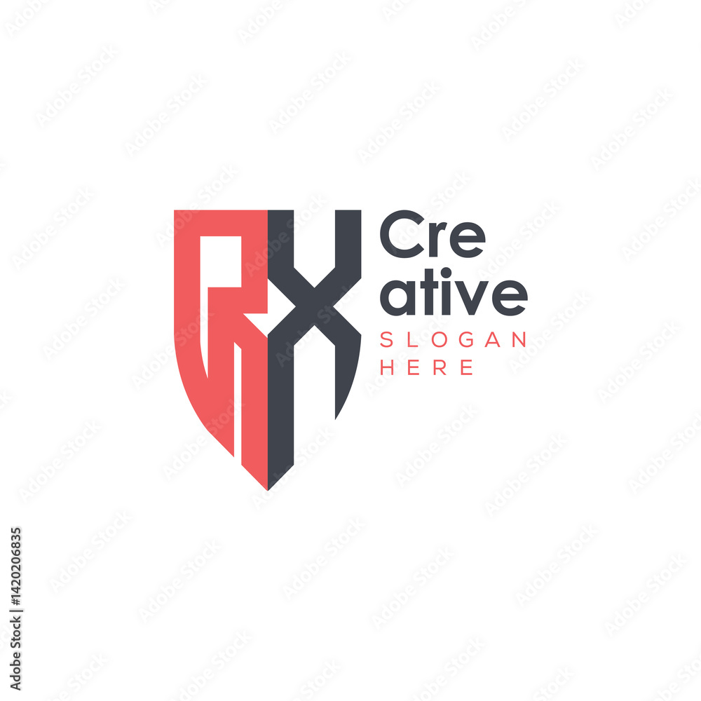 Obraz premium initial monogram letter logo with creative design.