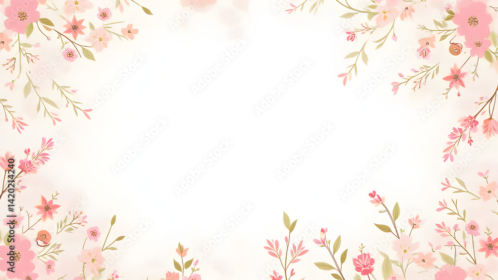 spring background with flowers spring background with flowers