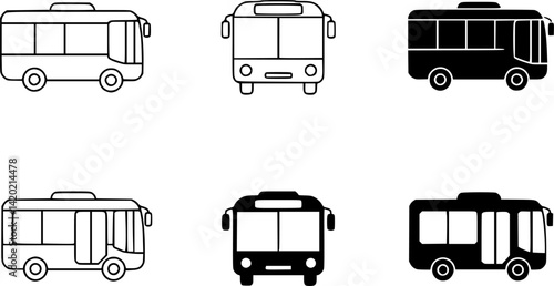 bus icon vector
