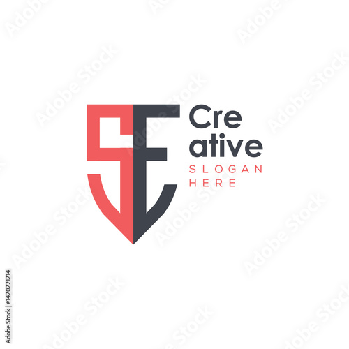 Free Download initial monogram letter logo with creative design. - GFXLoad