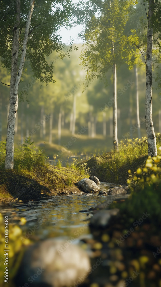 Fototapeta premium autumn in the forest