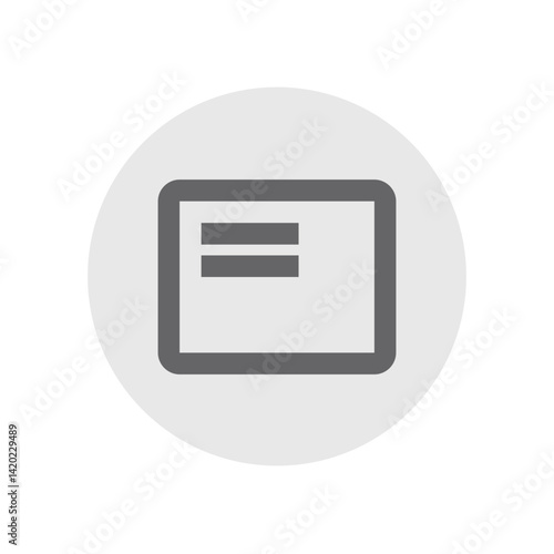 Featured Play List Outlined Icon