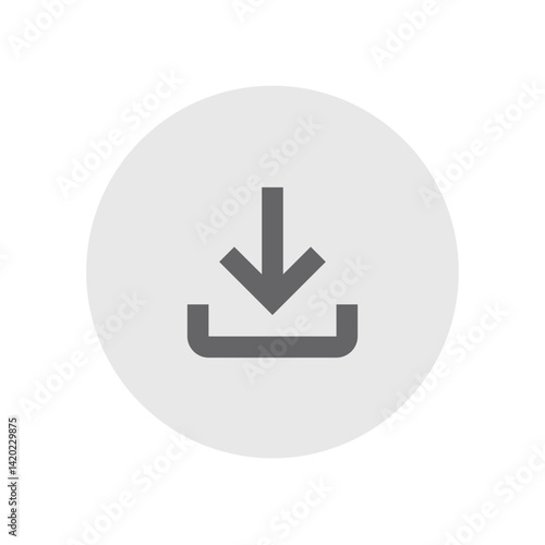 File Download Outlined Icon