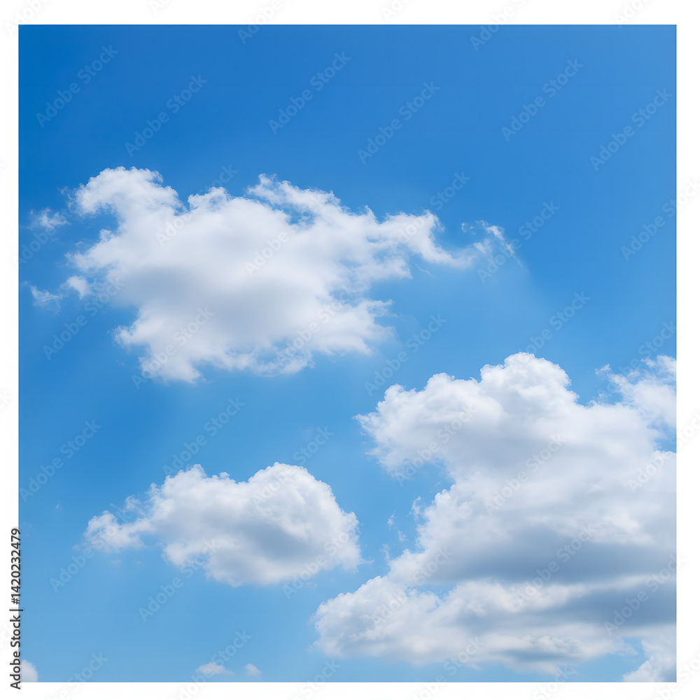 Clouds in a blue sky Clouds in a blue sky