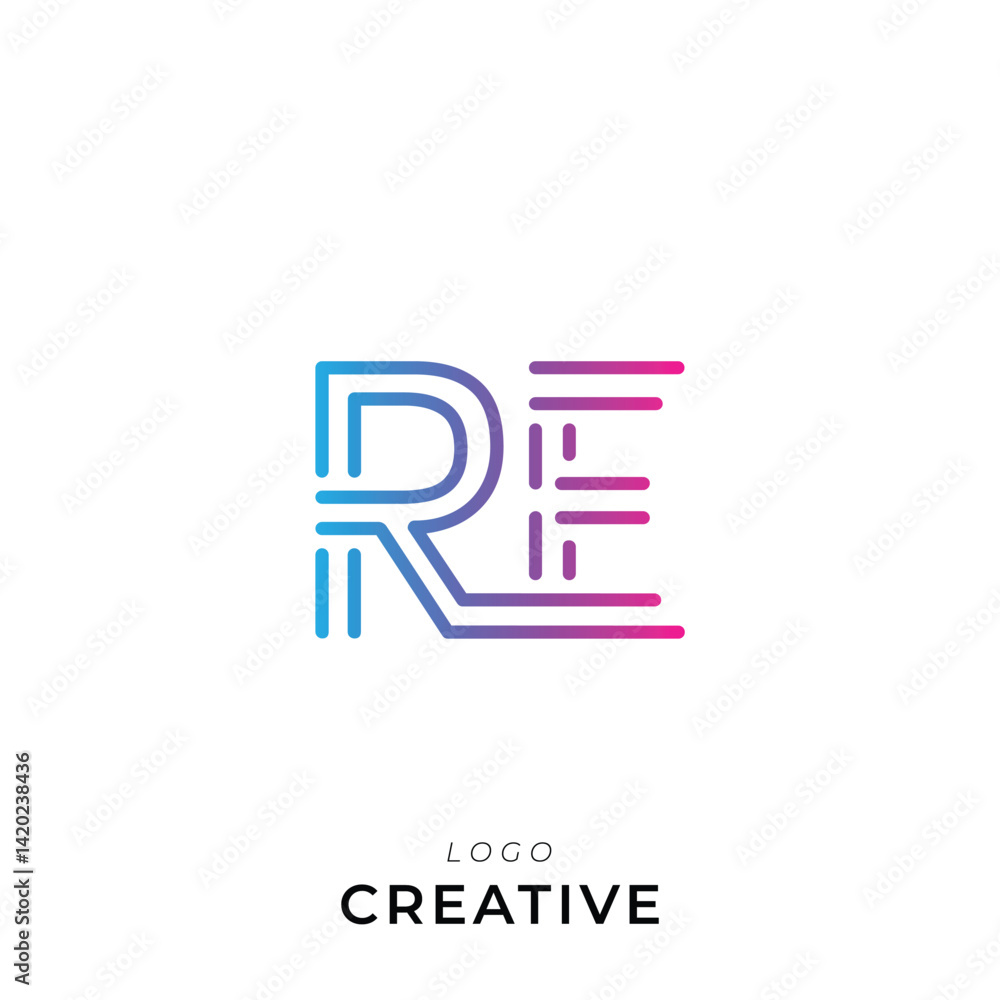 RE Creative Premium Vector latter logo design. Creative Logo. Vector Illustration logo. letters Logo. Creative Logo. Minimal feminine monogram and logo. Elegant leaves. Modern design RE Creative Premium Vector latter logo design. Creative Logo. Vector Illustration logo. letters Logo. Creative Logo. Minimal feminine monogram and logo. Elegant leaves. Modern design