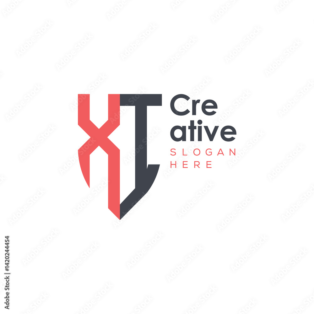 Obraz premium initial monogram letter logo with creative design.