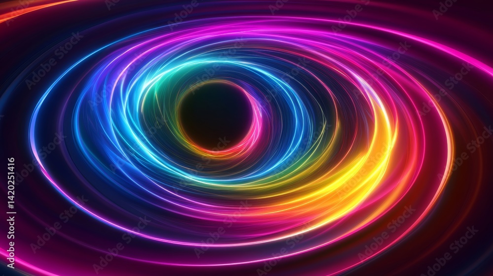 Vibrant neon plexus tunnel a mesmerizing rainbow wormhole ideal for sci fi and abstract backgrounds Vibrant neon plexus tunnel a mesmerizing rainbow wormhole ideal for sci fi and abstract backgrounds