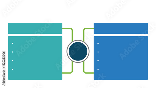 Current VS Future State infographic presentation layout fully editable.