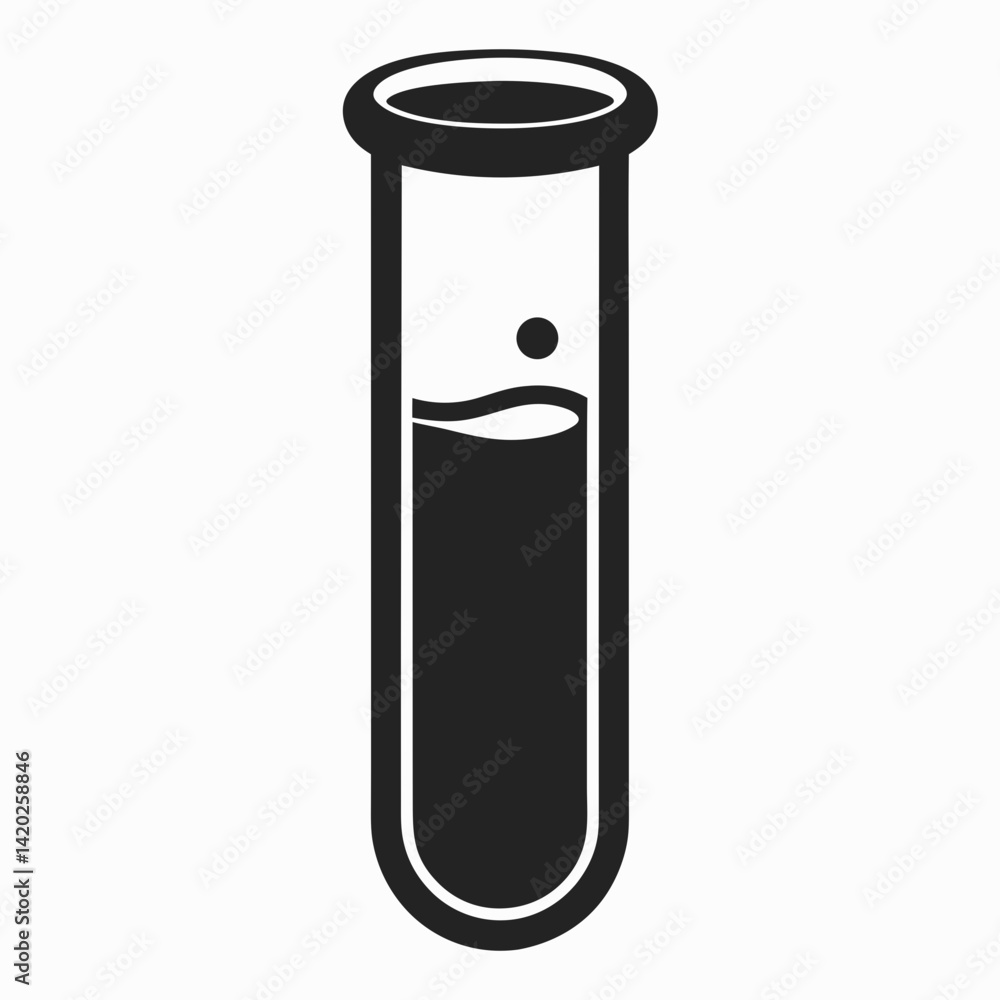 test tube isolated test tube isolated