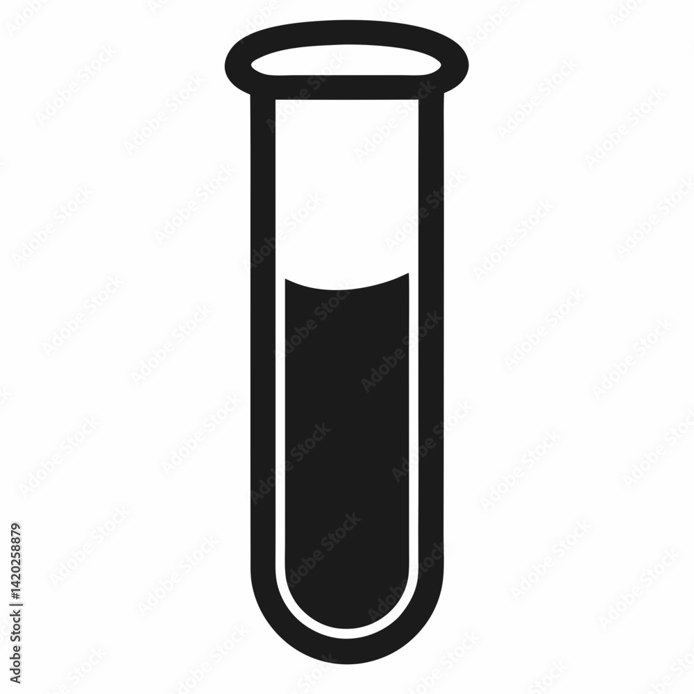 test tube with liquid test tube with liquid