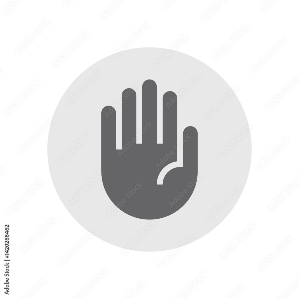 Front Hand Icon Front Hand Icon