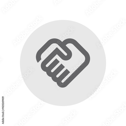 Handshake Outlined Icon
