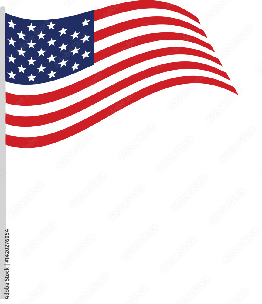 Fototapeta premium United States of America Flag 