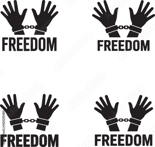 Symbolizing Freedom Hands Unchained Representing Liberty And Emancipation For Justice And Rights