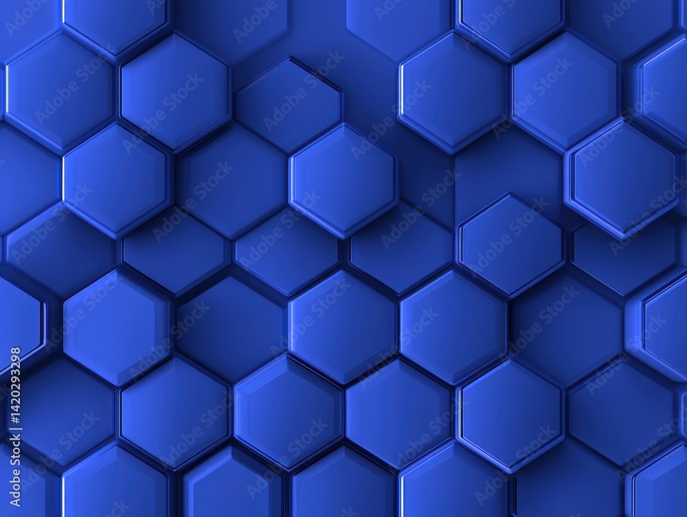 Abstract blue hexagon background Abstract blue hexagon background