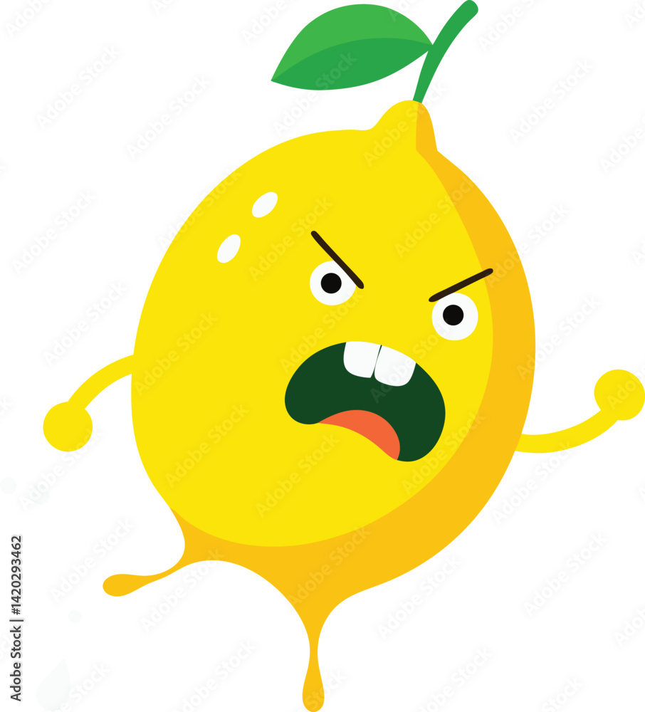 Obraz premium funny yellow pear