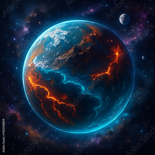 earth in space
