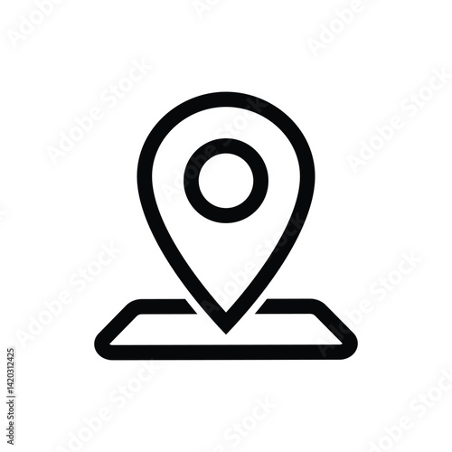 Location icon. Map pin icon. location marker. location pin. Map pin icon vector illustration .Travel