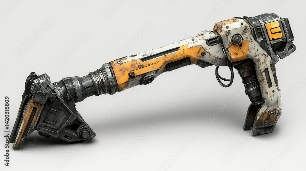 Futuristic Demolition Tool with Studio Shot. Futuristic Demolition Tool with Studio Shot.