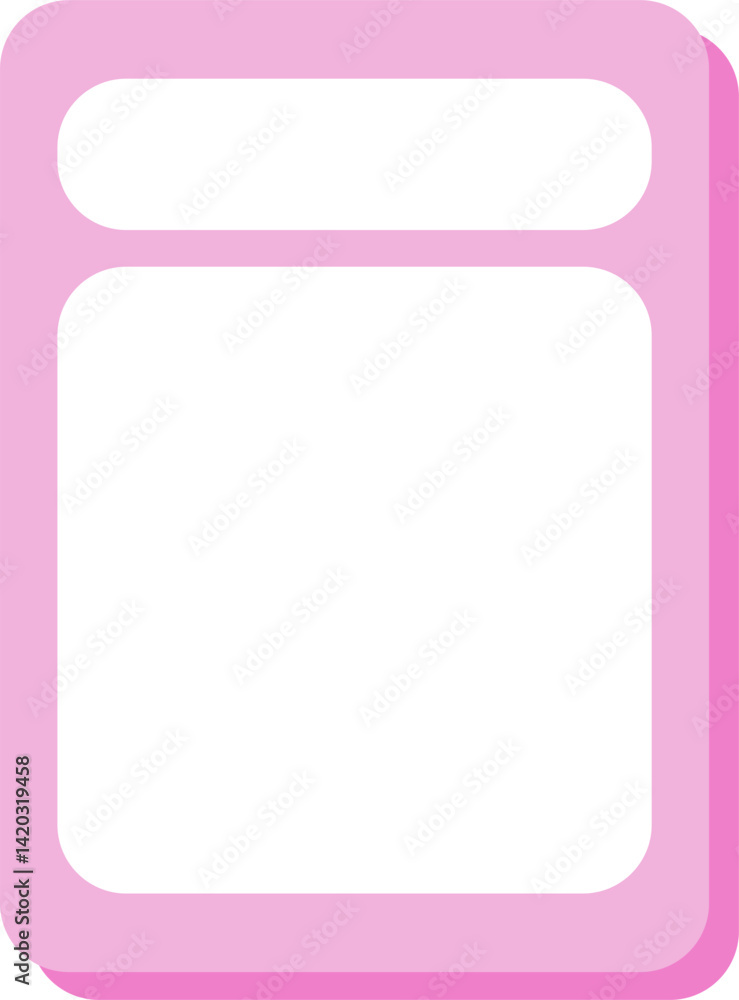 Pink Vector Minimalist Note Pink Vector Minimalist Note