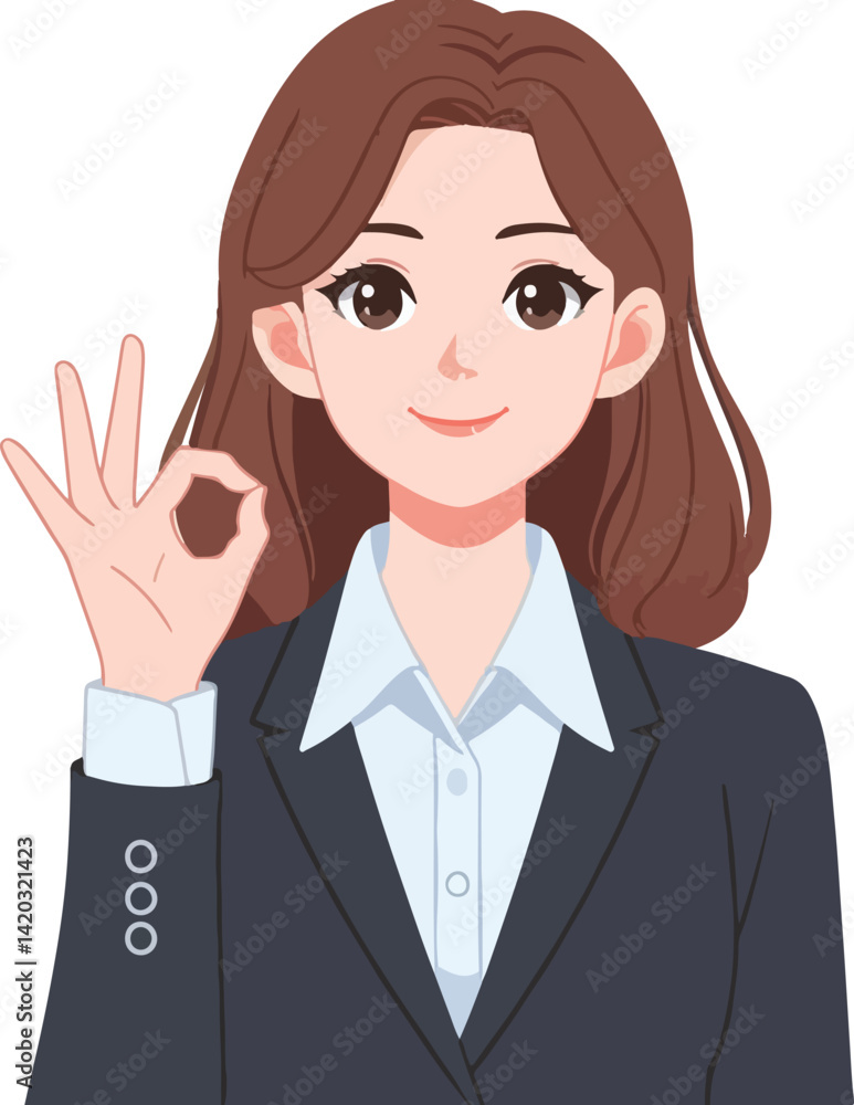 vector ok hand gesture worker vector ok hand gesture worker