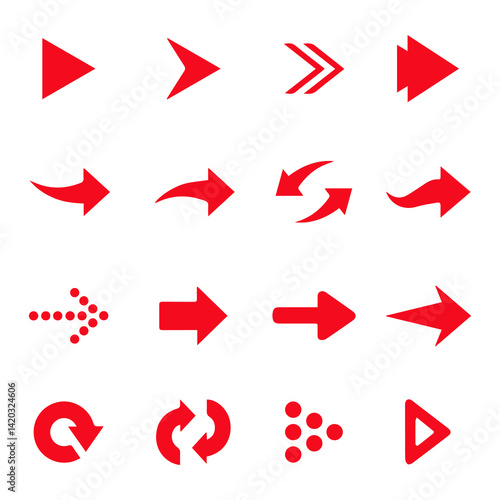 Free Download arrow icons set - GFXLoad