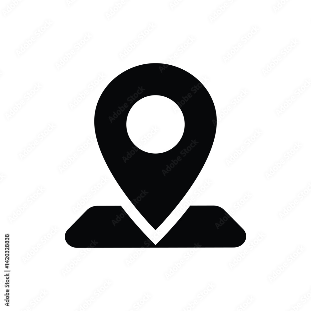 Location and Map Pin Icon Vector Design . Travel Location and Map Pin Icon Vector Design . Travel