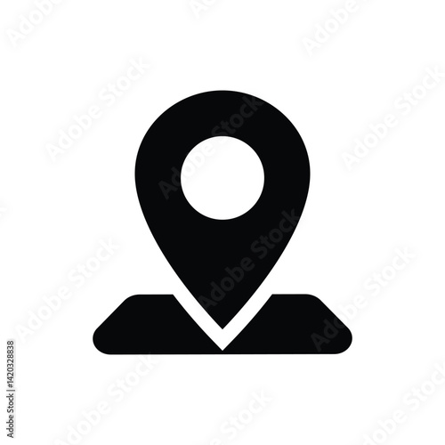 Location and Map Pin Icon Vector Design . Travel