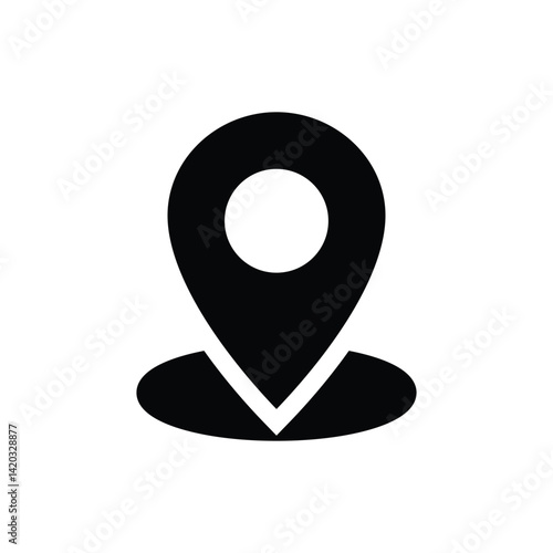Location and Map Pin Icon Vector Design . Travel
