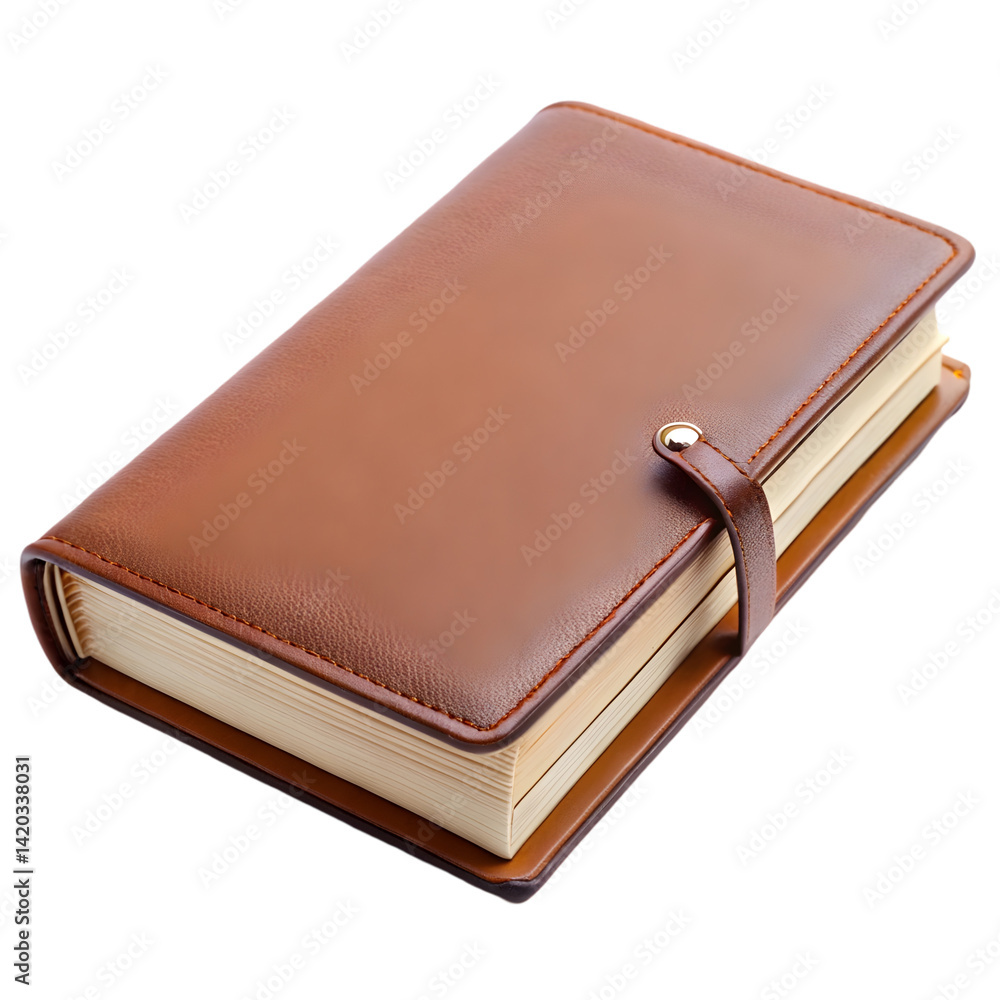 Obraz premium brown leather notebook