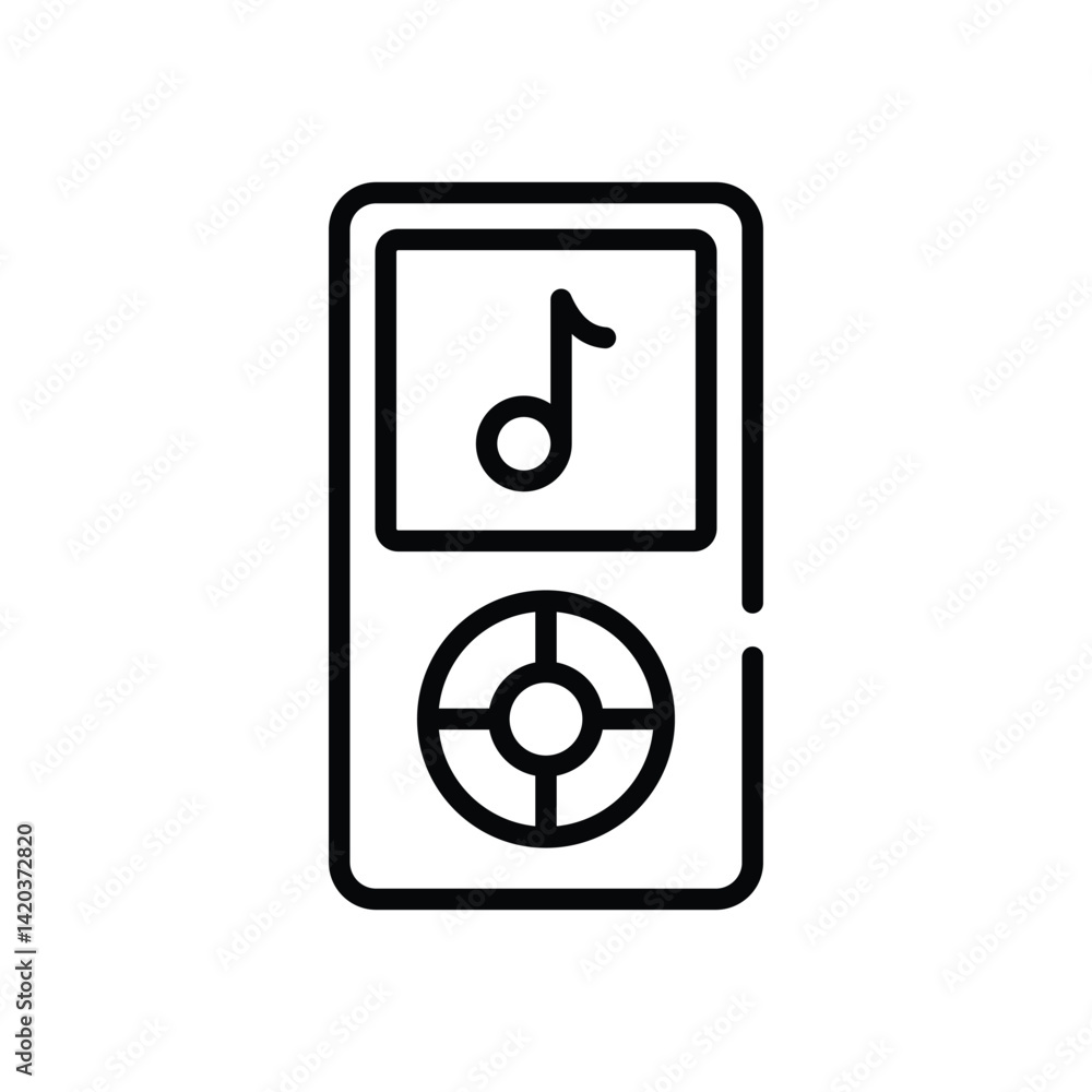 Mp3 Icon vector stock illustration Mp3 Icon vector stock illustration