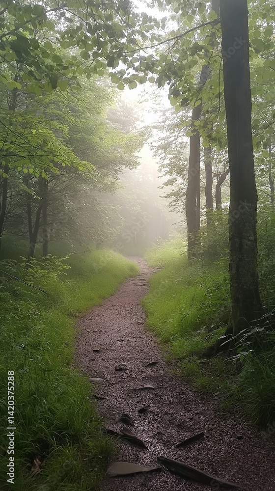 Obraz premium morning in the forest