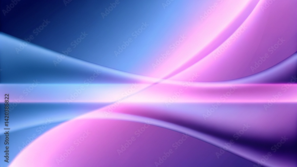 Minimalistic abstract background with blue violet 3d waves. Banner with purple soft wavy embossed texture. Horizontal poster with copy space for text. Design digital frequency for background Minimalistic abstract background with blue violet 3d waves. Banner with purple soft wavy embossed texture. Horizontal poster with copy space for text. Design digital frequency for background