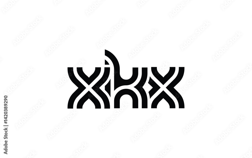 XKX Creative Unique Modern Letter Logo Design. Stylized logo featuring a unique letter design, presenting abstract minimalist aesthetics and modern appeal. XKX Creative Unique Modern Letter Logo Design. Stylized logo featuring a unique letter design, presenting abstract minimalist aesthetics and modern appeal.