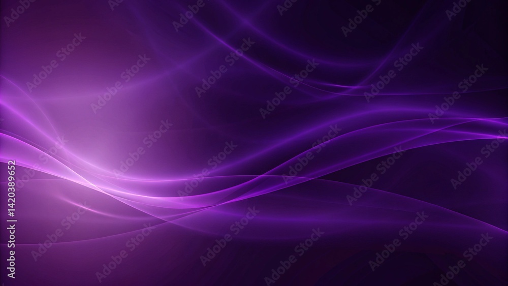 Sophisticated and sleek purple background with light energy wave for business presentation use, purple background or wallpaper, modern design, digital backdrop, abstract gradient illumination Sophisticated and sleek purple background with light energy wave for business presentation use, purple background or wallpaper, modern design, digital backdrop, abstract gradient illumination
