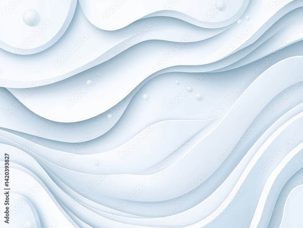 Obraz premium Abstract wavy layered design