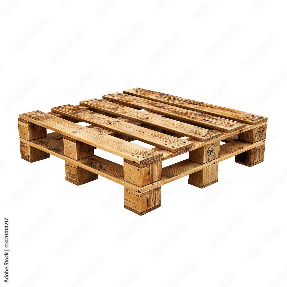 Wooden pallet isolated on a clean transparent background for design or construction projects, Wooden Pallet Isolated on transparent background Wooden pallet isolated on a clean transparent background for design or construction projects, Wooden Pallet Isolated on transparent background