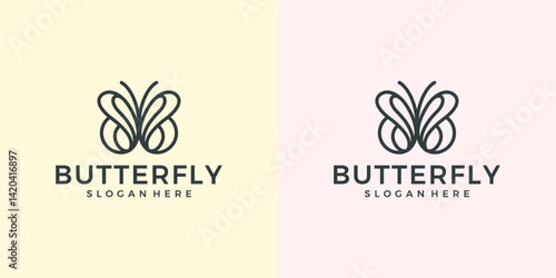 bird silhouette nest logo vector icon illustration