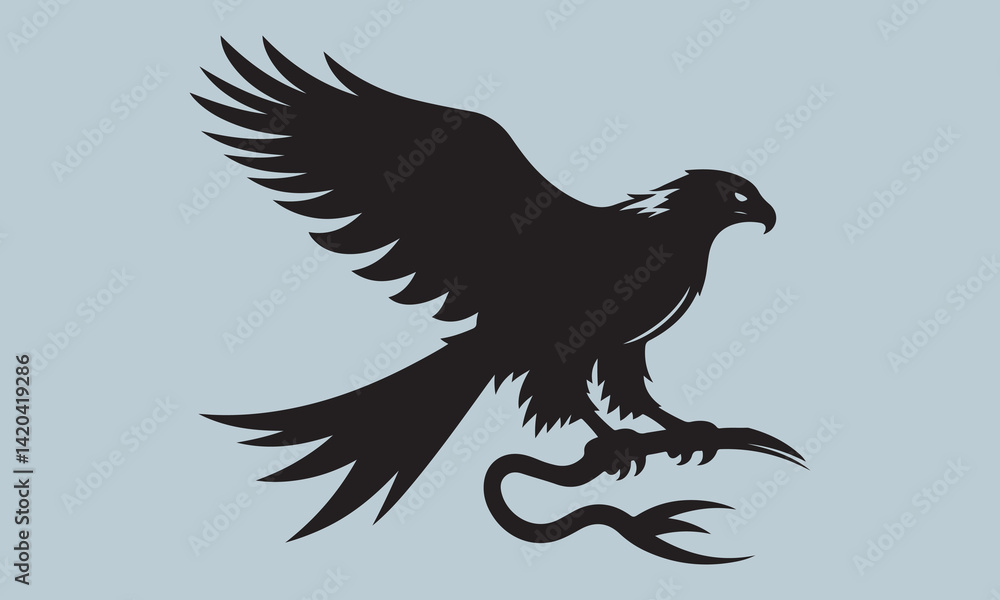 Obraz premium eagle vector illustration
