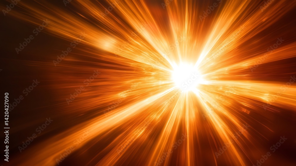 sunlight streaming through